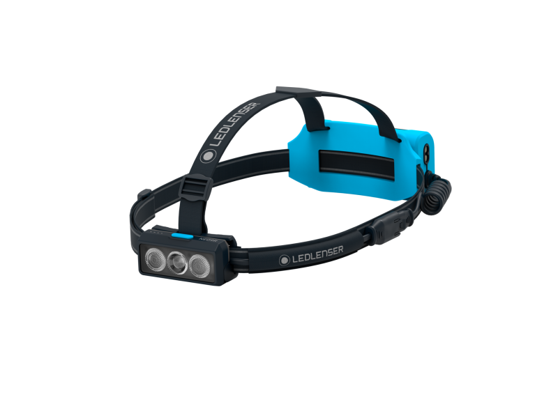 Ledlenser NEO9R Rechargeable Black Blue Headlamp