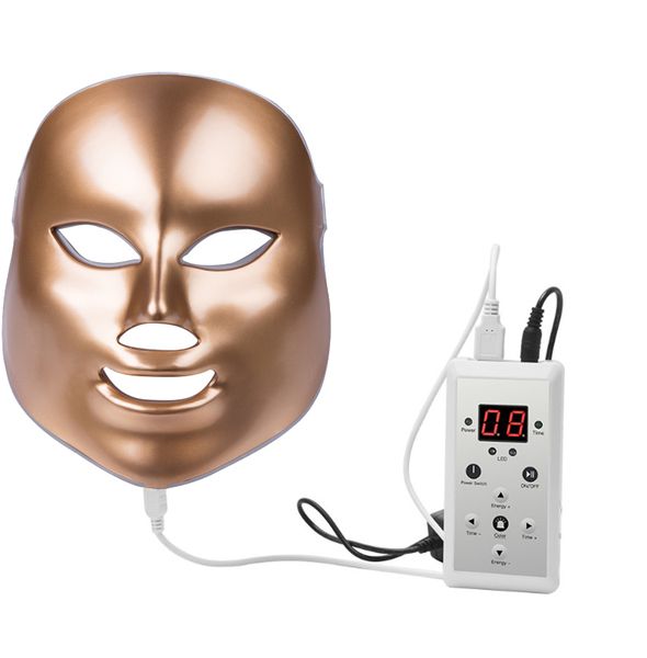 7 LED Light Photon Skin Care Face Mask Therapy Led Brightening Mask