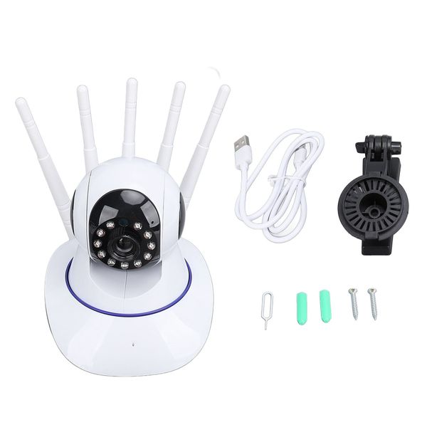 Wireless 360 Baby Monitor: Night Vision, WiFi Indoor Cam