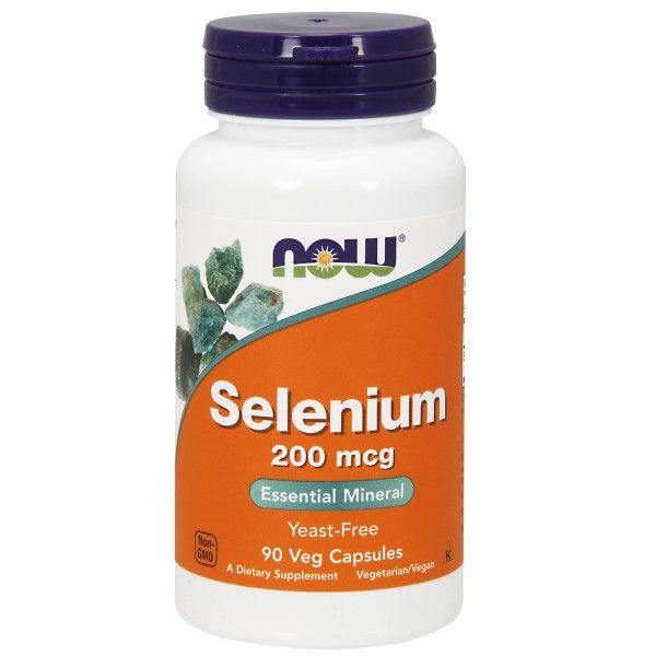 NOW Foods Selenium 200 mcg - 90 Veg Caps