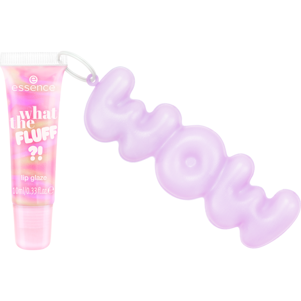 essence WHAT THE FLUFF?! lip glaze 01 Cloudy Kiss