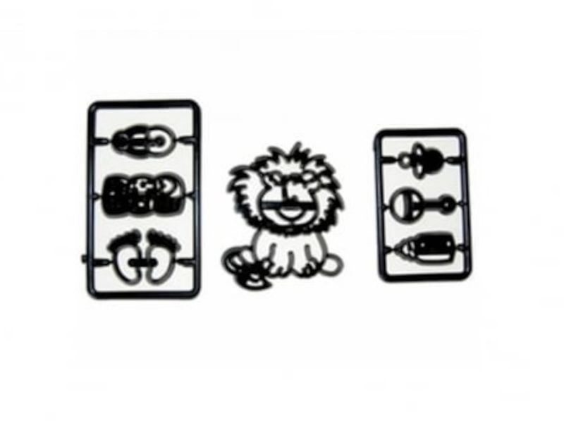 Patchwork Cutters BABY LION &amp; NURSERY ITEMS Sugarcraft Cake Decorating