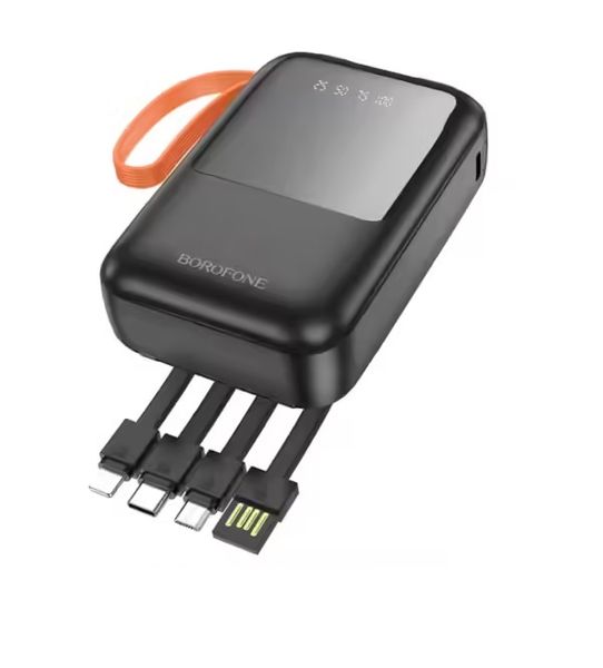 Flashlight 10000 Mah Power Bank With 4 Cables BJ60 Brofone