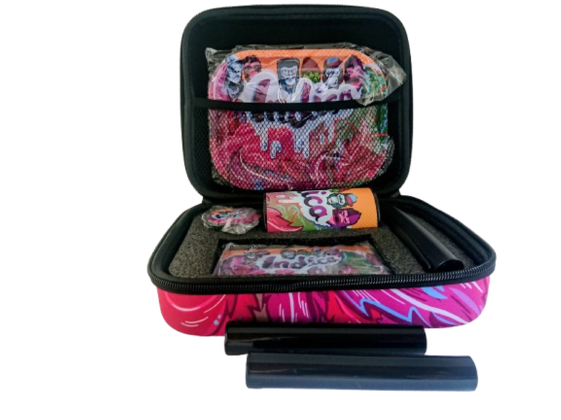 Indica All-in-One Rolling Kit / Storage Case-Bold Design ( Baterries Inc)
