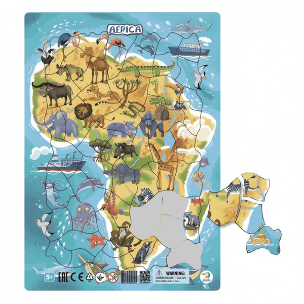 Africa Puzzle 53 Piece On Board