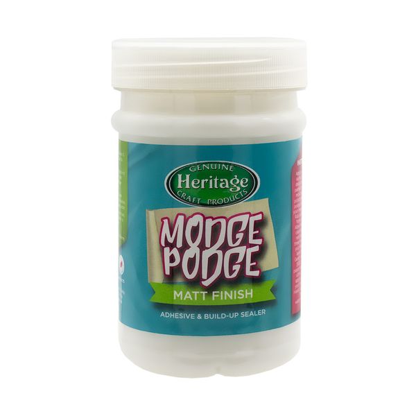 Heritage Modge Podge Matt - Adhesive &amp; Build-up Sealer - 250ml