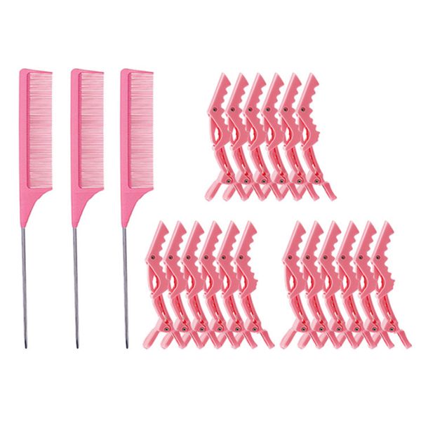 21 Pieces Hair Clips Comb Set for Wet Dry All Hair Types Hair Salon