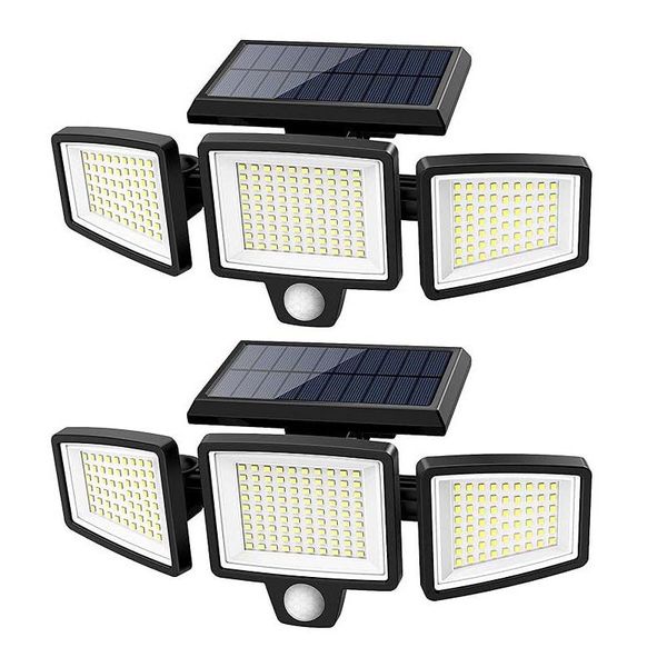 Solar Motion Sensor Light for Yard &amp; Front Door - 2500LM, 2 Modes