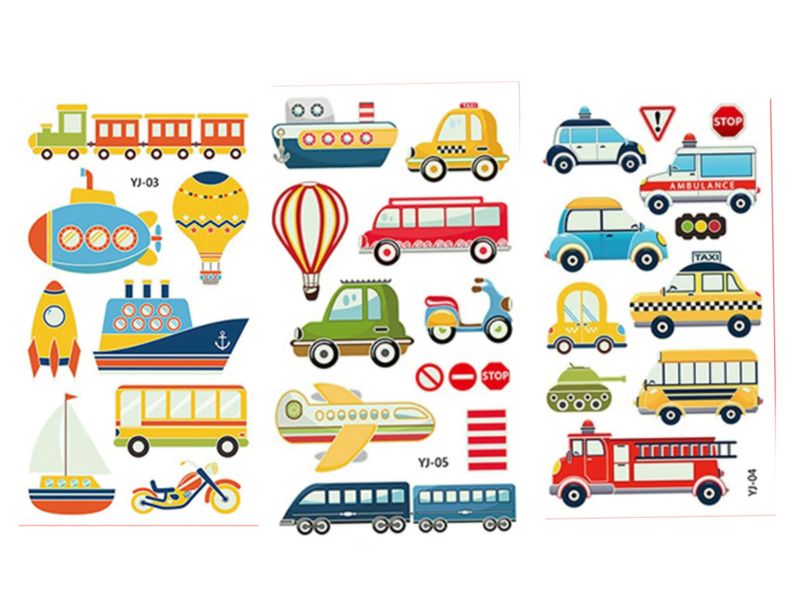 Kids Tattoos Luminous Range - Night Train