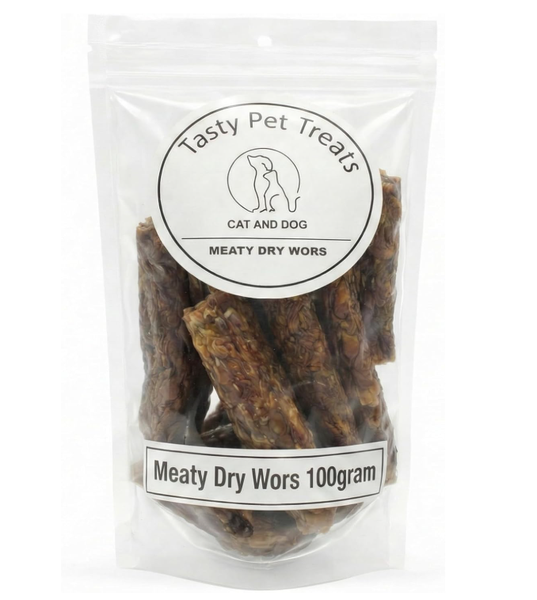 Tasty Treats Meaty Dry Worse For Dogs&amp;Cats- Natural Meaty Treats
