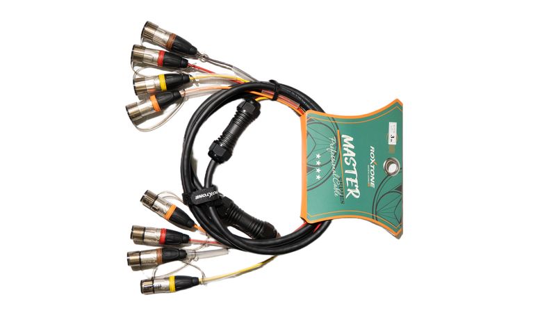 Roxtone MSL4CL0030 Extension 4 XLR Male-4 XLR Female 3M