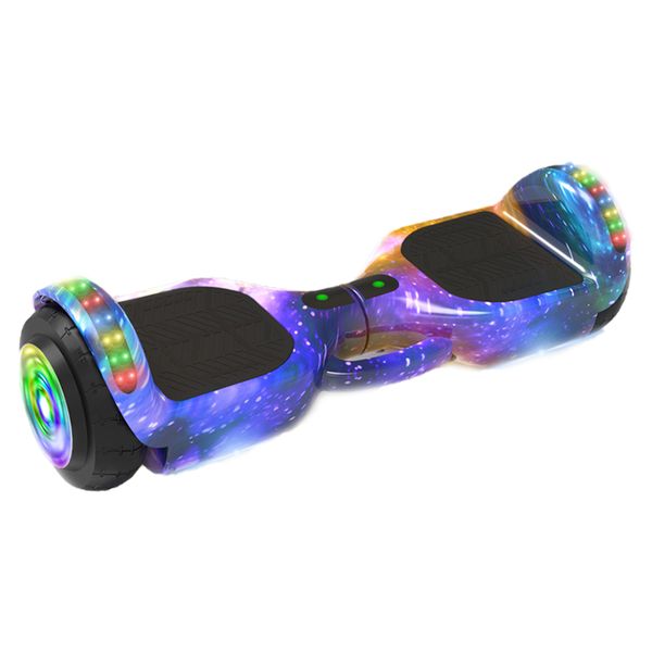 Smart Self Balancing Hoverboard Scooter-Purple starry sky - 8 Inch