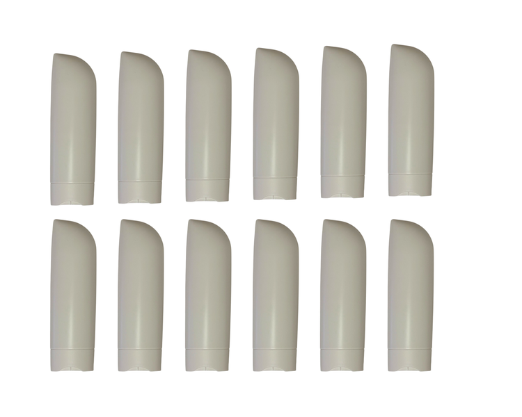 12 Pack 250ml Plastic Lotion Bottles - Squeeze Tube Empty Bottle