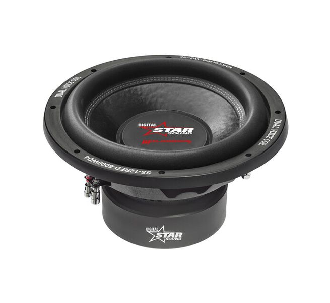 Starsound SSW-12RED-6000WD4 Red Series 12? 6000w DVC Subwoofer