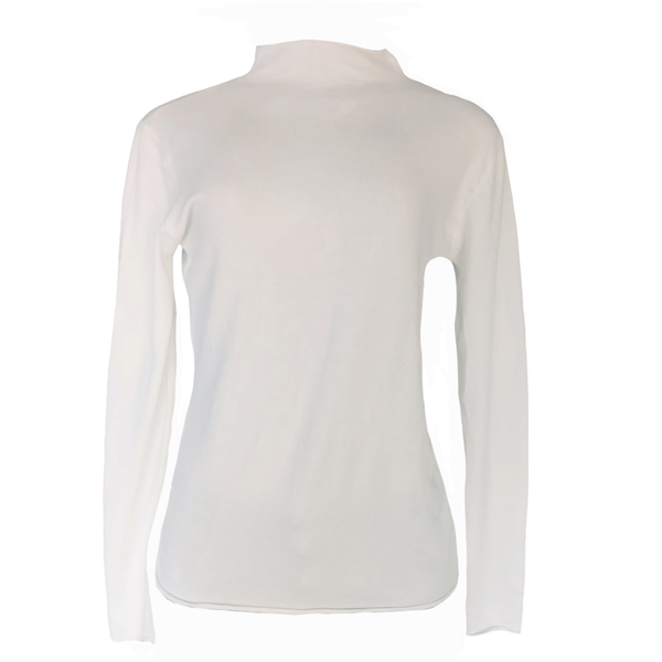 Ladies Fitted Long Sleeve Polyester Knit Top