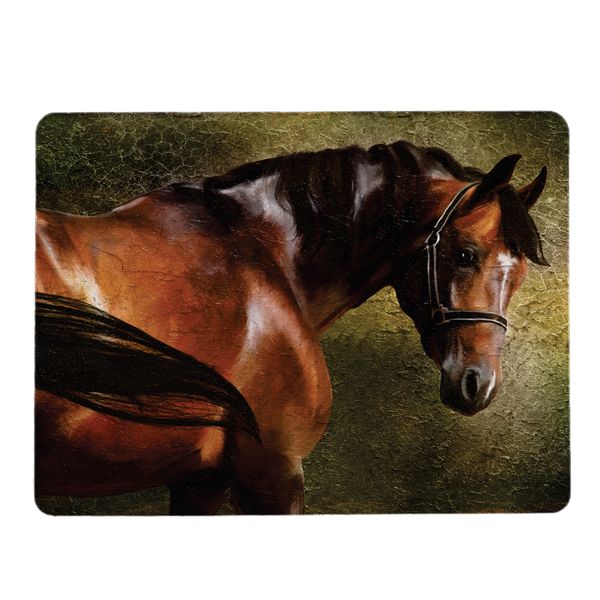 Brown Painted Horse Mouse Pad