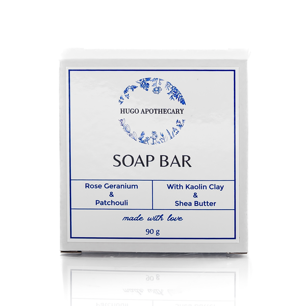 Hugo Apothecary Rose Geranium &amp; Patchouli soap