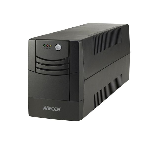 UPS- Mecer 2000VA (2000VA/1200W) Line Interactive Or Off-Line UPS - Black