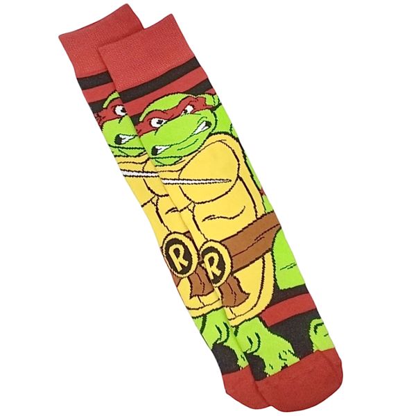 Teenage Mutant Ninja Turtles Socks 1 Pair Red