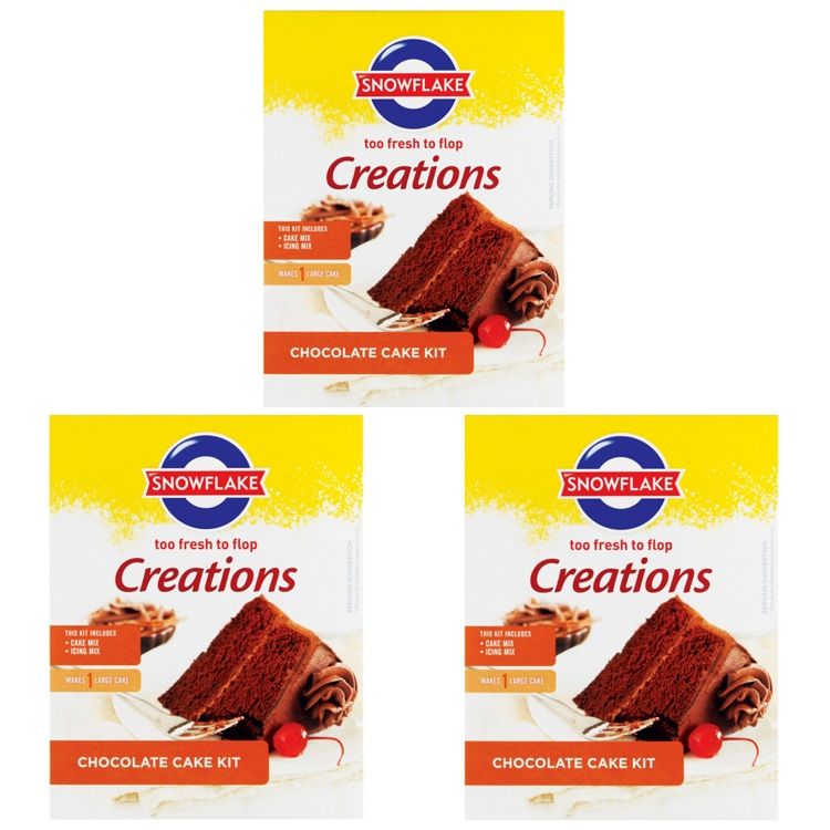 Snowflake Creations Chocolate Cake Kit 800g (Pack of 3) Buy Online
