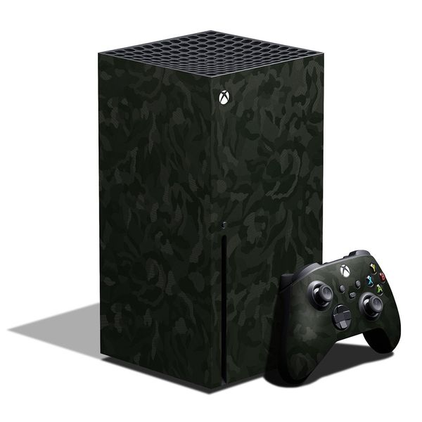 Premium Vinyl Decal Skin for Xbox Series X - Green Camo (3M Vinyl)