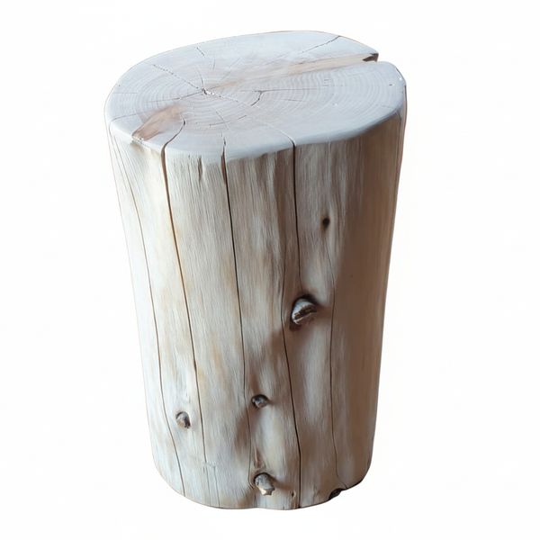 Solid Wood Stump Side/Coffee Table