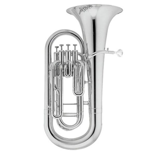 Santa Fe BBb Tuba 4 Valve Nickle Plated