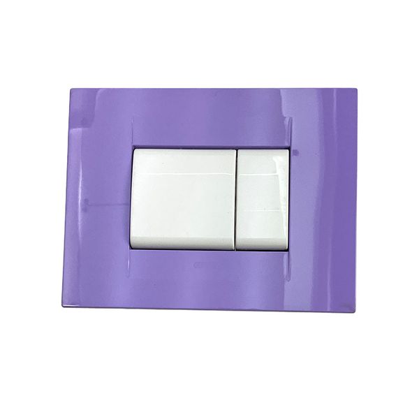 ACDC - Gewiss 16A Chorus GEO Amethyst Purple 2 Lever 1P