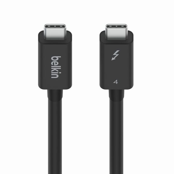 Belkin Thunderbolt 4 Cable 3.3ft (1M) Power Cable, USB-C to USB-C Cable with 100W Power Delivery, USB 4 Compliant, Compatible with Thunderbolt 3,