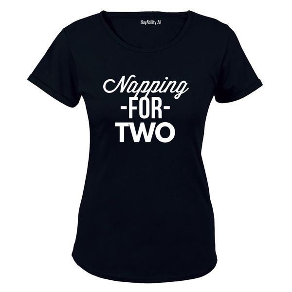 Napping for Two - Ladies - T-Shirt - White