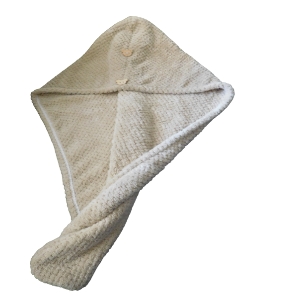 Luxury Head Wrap Towel - Microfiber Towel (Ultra-Soft Coral Fleece)