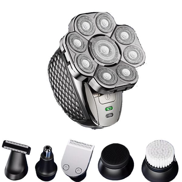 Electric Shaver, 6-in-1 Rechargeable Waterproof Portable Shaver for Men