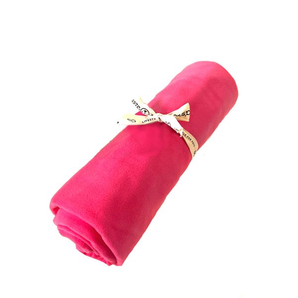 Polar Fleece Blanket Ruby