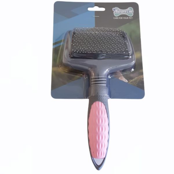 Dog Grooming Slick Brush - Easy Grip Handle - Remove Matt And Tangles