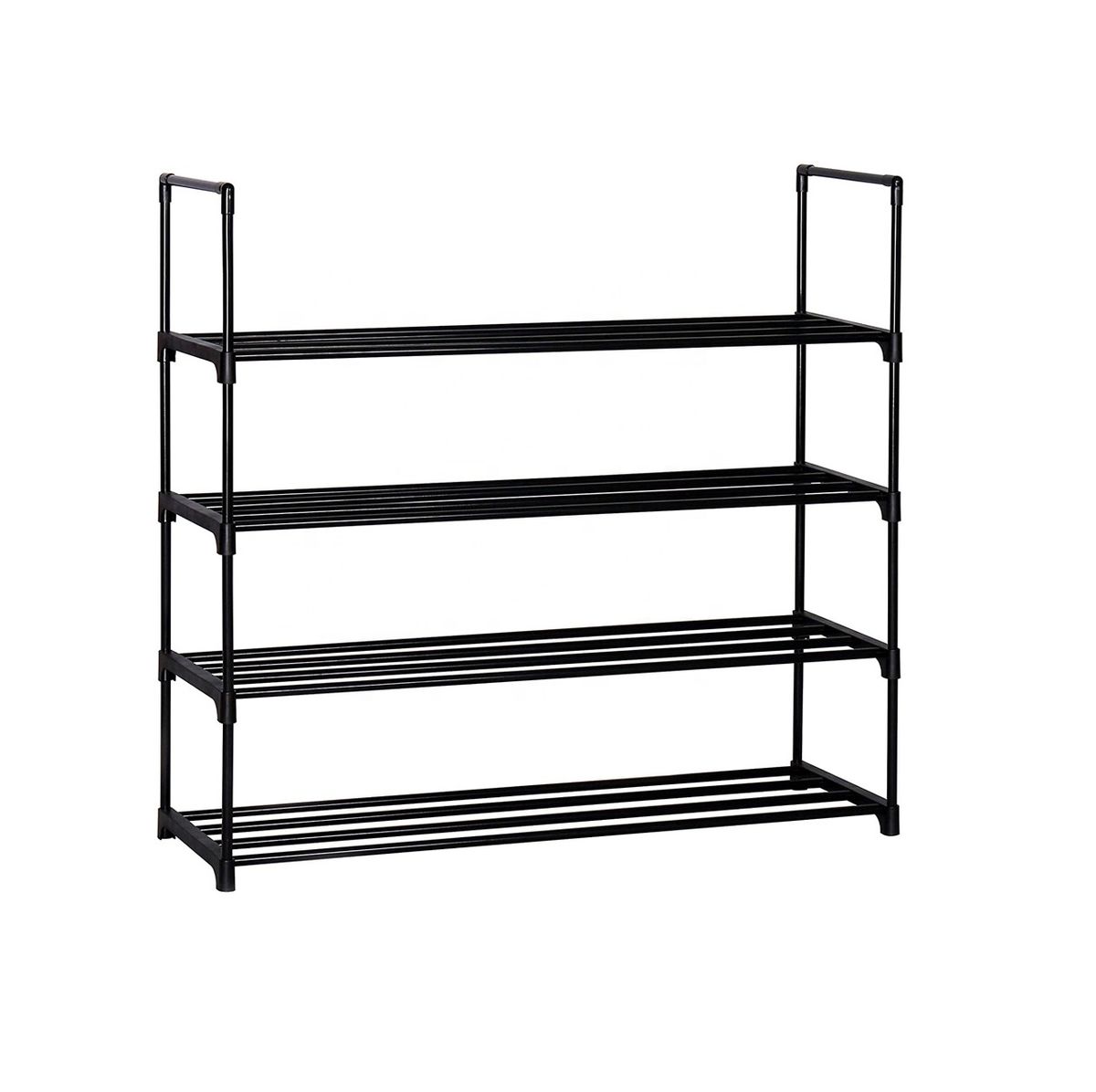 Expandable & Stackable 4-Tier Metal Shoe Storage Rack for 20 Pairs ...