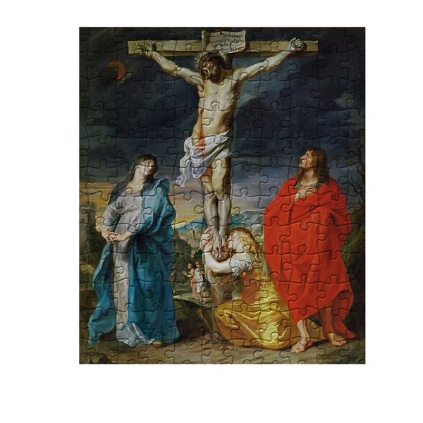 BG - Jesus On A Cross 120 Piece Puzzle