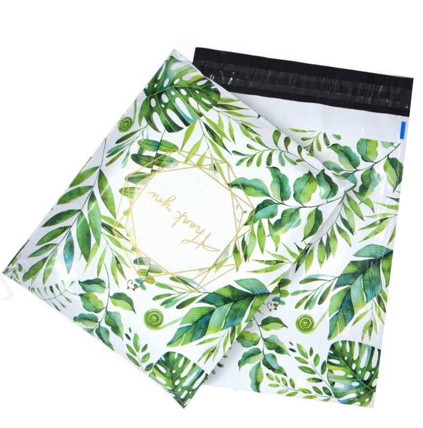 Green Thank You Gift Apparel Clothing Packing Poly Mailer Bags Buy