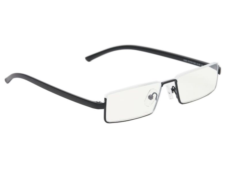 LEO Stylish Blue Blocking Reading Glasses &amp; Case