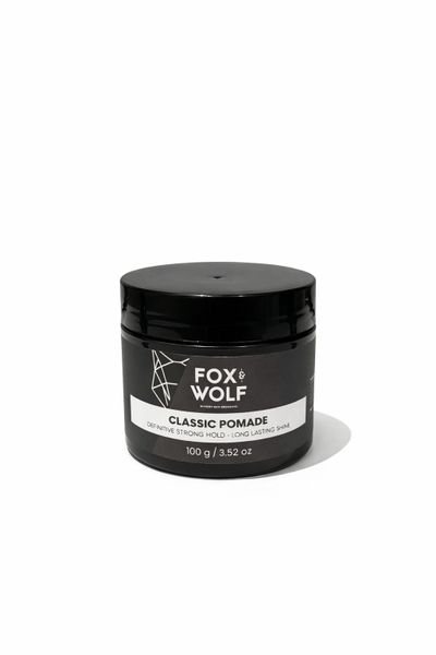 Fox &amp; Wolf - Strong Hold Hair Pomade (100g)