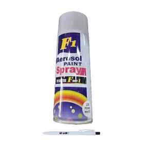2Pcs 450ml 130 Pearl White CaMultipurpose Spray Paint With ReVibe Pen