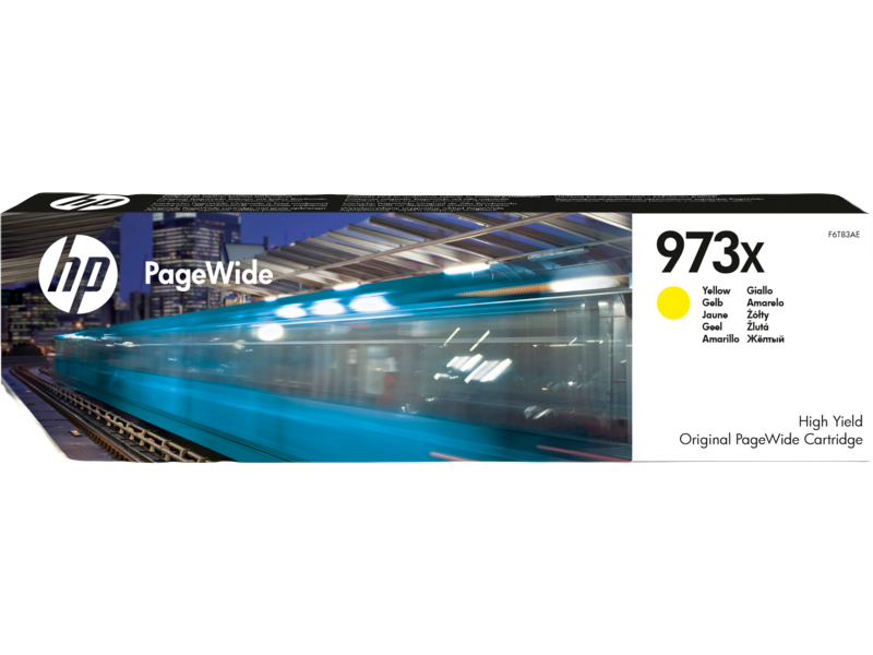 HP 973X High Yield Yellow Ink Cartridge