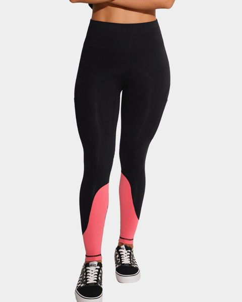 Breeth Breathable Comfortable Cotton Womens Travel Leggings Regular BK/CO