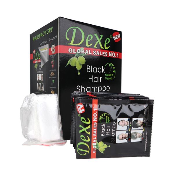 Dexe Black Hair Shampoo Dye-250ml