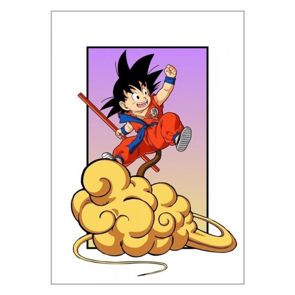 Baby Goku On Cloud Poster - A1