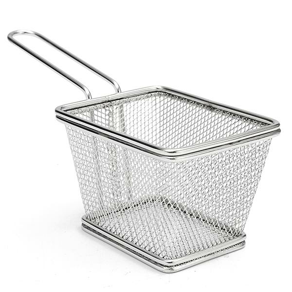 Frying Baskets 4 Piece 105 x 90 x 60mm Square Stainless Steel