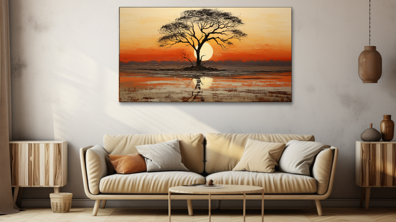 Canvas Wall Art - arid Majesty Abstract - HD0142