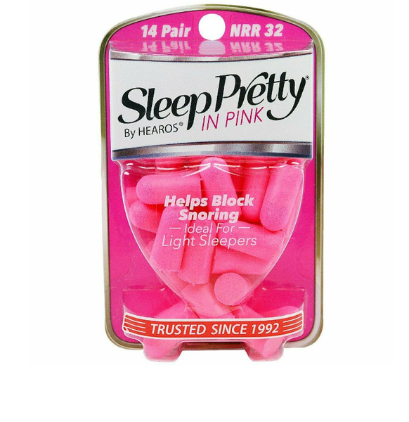 Hearos Ear Plugs Sleep Pretty In Pink 14 pairs