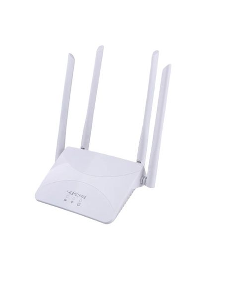 4G CPE WiFi Wired Router with Sim Card Slot Compatible with Smartphones