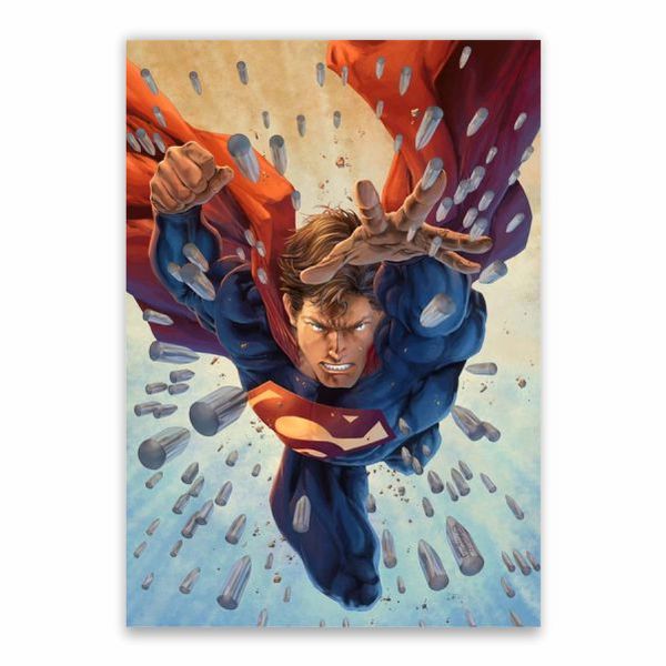 Superman Vs Bullets Poster - A1