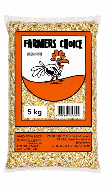 Farmer Choice Mixed Fowl Food 5KG